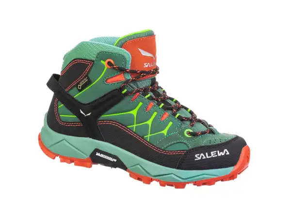 Salewa Alp Trainer Mid GTX Kinder Outdoor-Schuhe Myrtle Tender Shot