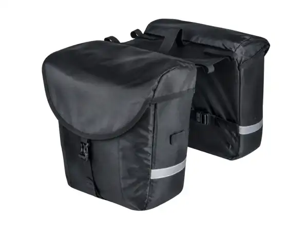Force Haul Doppelpacktasche für hinteren Gepäckträger 2x8 l schwarz