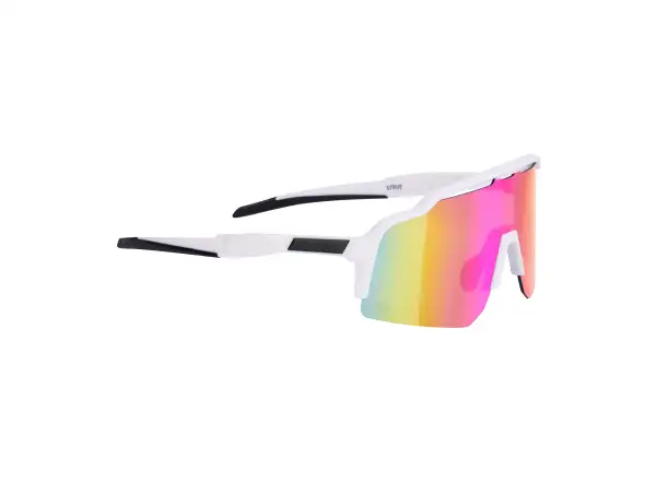 Force Strive Brille weiß/rosa Spiegelglas