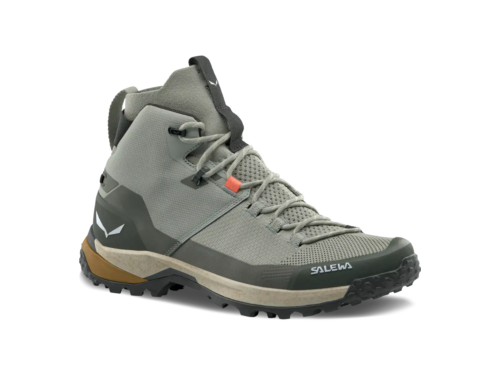 Salewa Puez Knit Mid PTX Herren Outdoor-Schuhe Shadow/Dark Olive