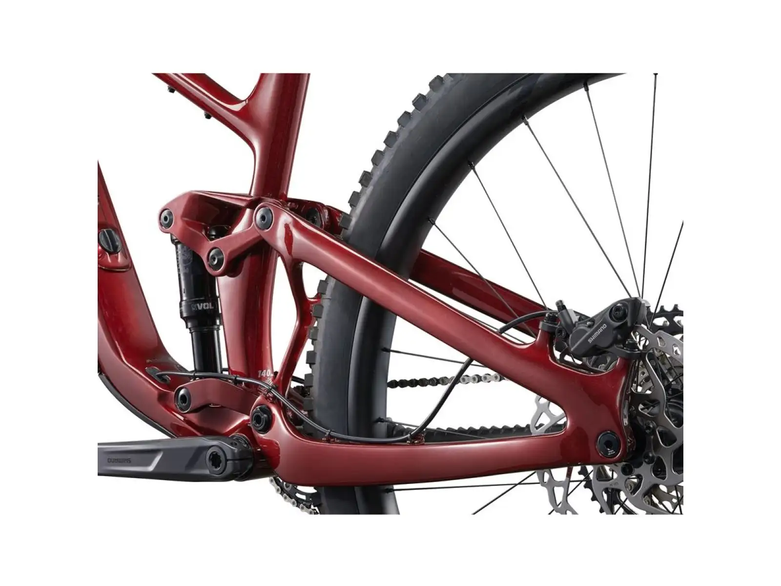 Giant Trance X Advanced 2 vollgefedertes Mountainbike Sangria