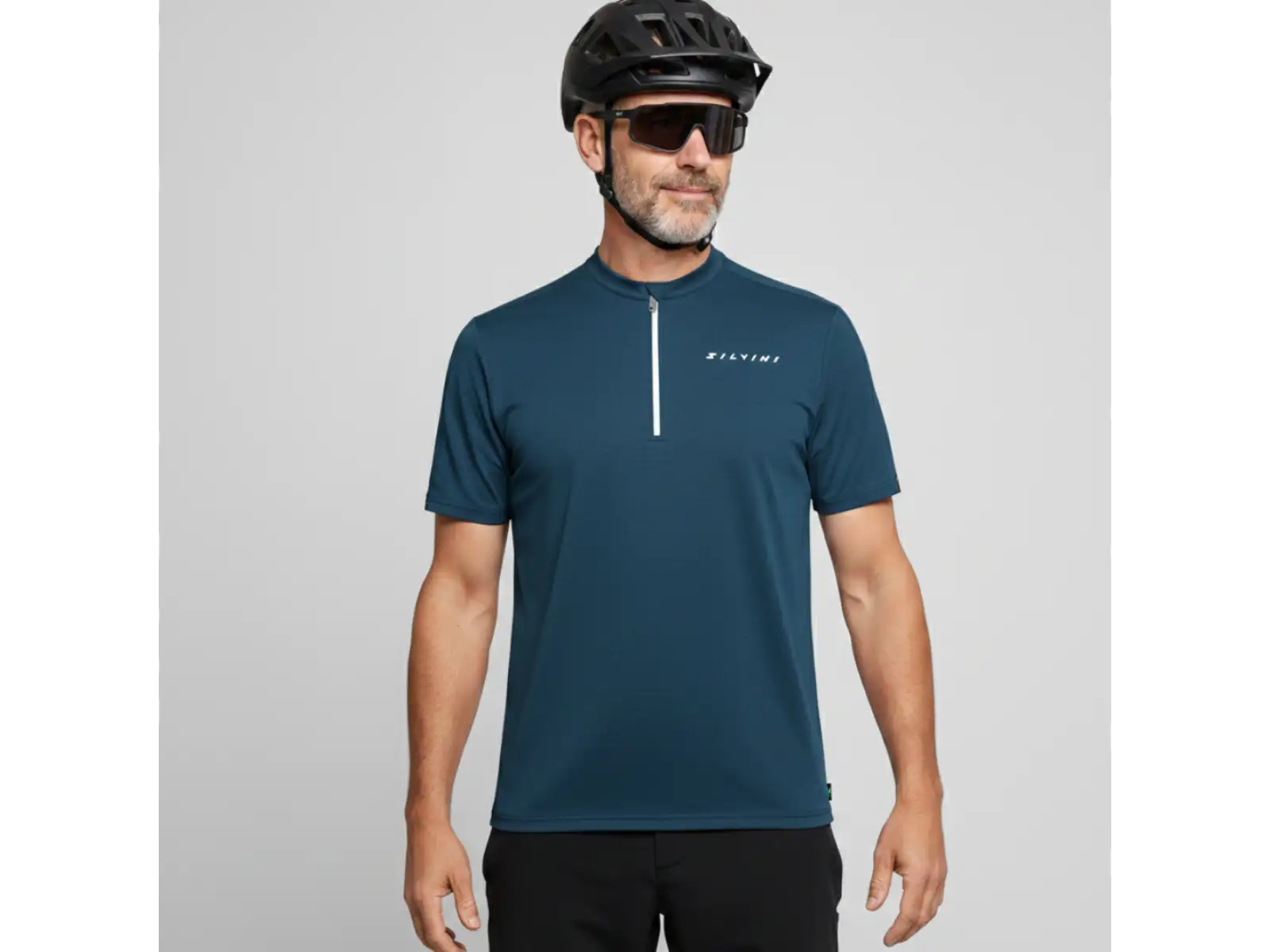 Silvini Naturno Herrentrikot Kurzarm Navy/Black