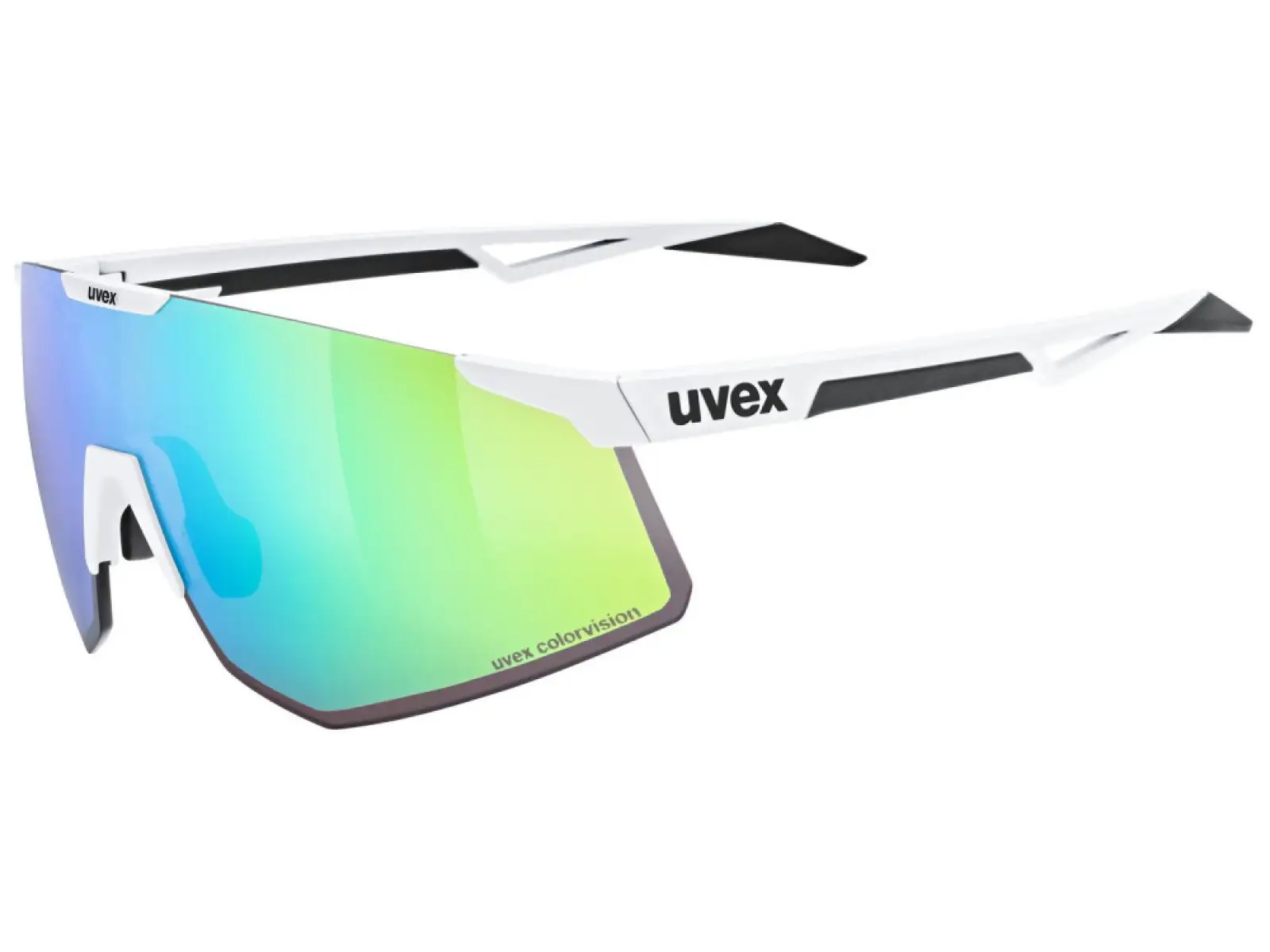 Uvex Pace Perform ColorVision Brille White Matt/Green