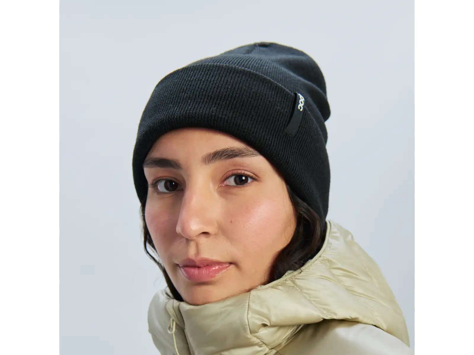 POC Beanie Flat Mütze Uran-Schwarz