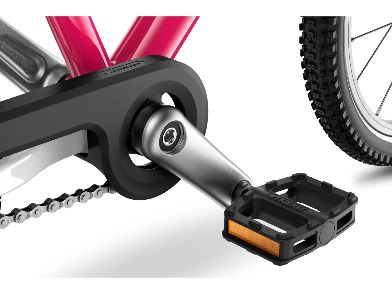 Woom GO 3 Automagic Hot Pink 16 Kinderfahrrad