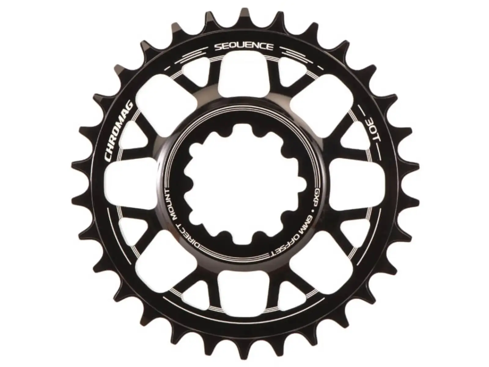 Chromag Sequence Sram Schaltwerks Offset 6 mm 30 Zähne schwarz