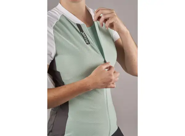 Mavic Aksium Damen Trikot Kurzarm Mint/White MUSTER