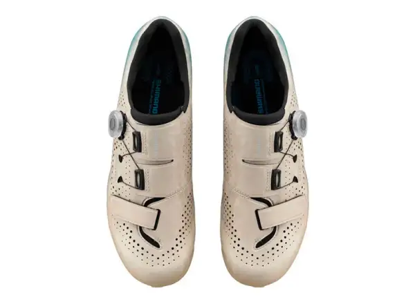 Shimano SH-RX600 Gravel-Schuhe beige/blau