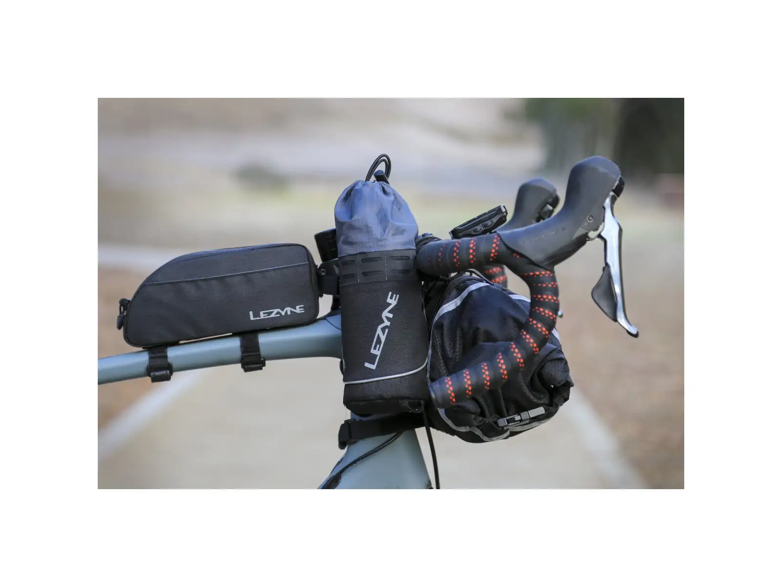 Lezyne Energy Caddy XL Rahmentasche schwarz 0,8 l