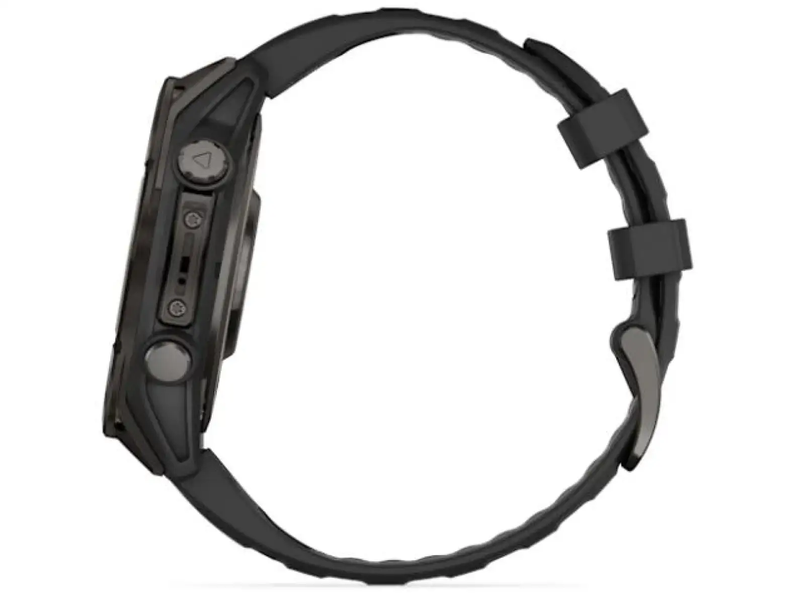 Garmin fenix 8 - 47 mm AMOLED Saphir Smartwatch Carbon Grey DLC Titan Schwarz/Grau