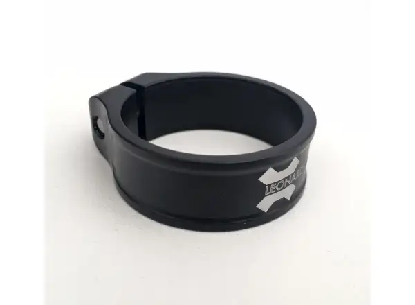 Leonardi Factory Seatpost Collar Clamp Saddle Clamp 34.9mm Black