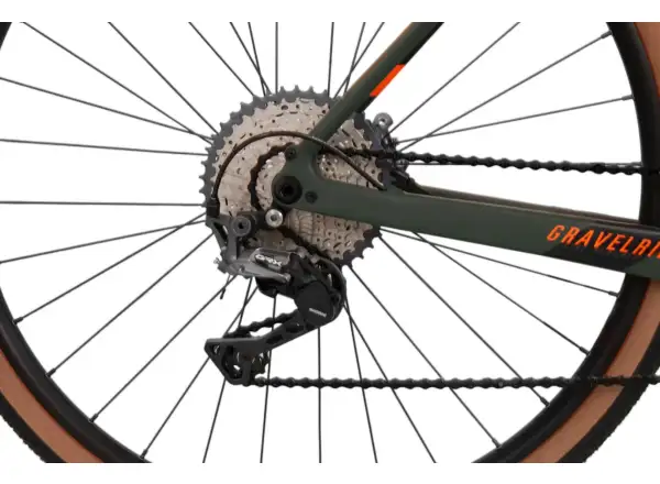 Rock Machine Gravelride CRB 900 in khaki/orange gravel bike.