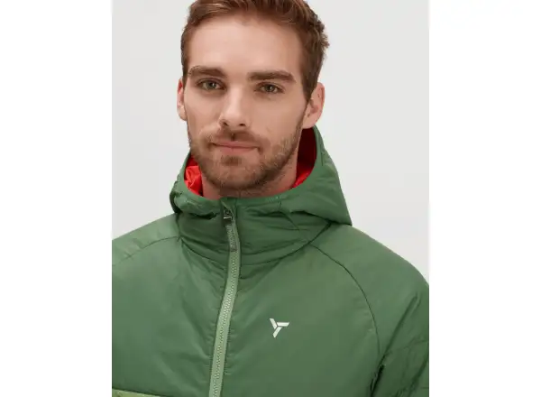 Silvini Deruta Herrenjacke grün/rubinrot