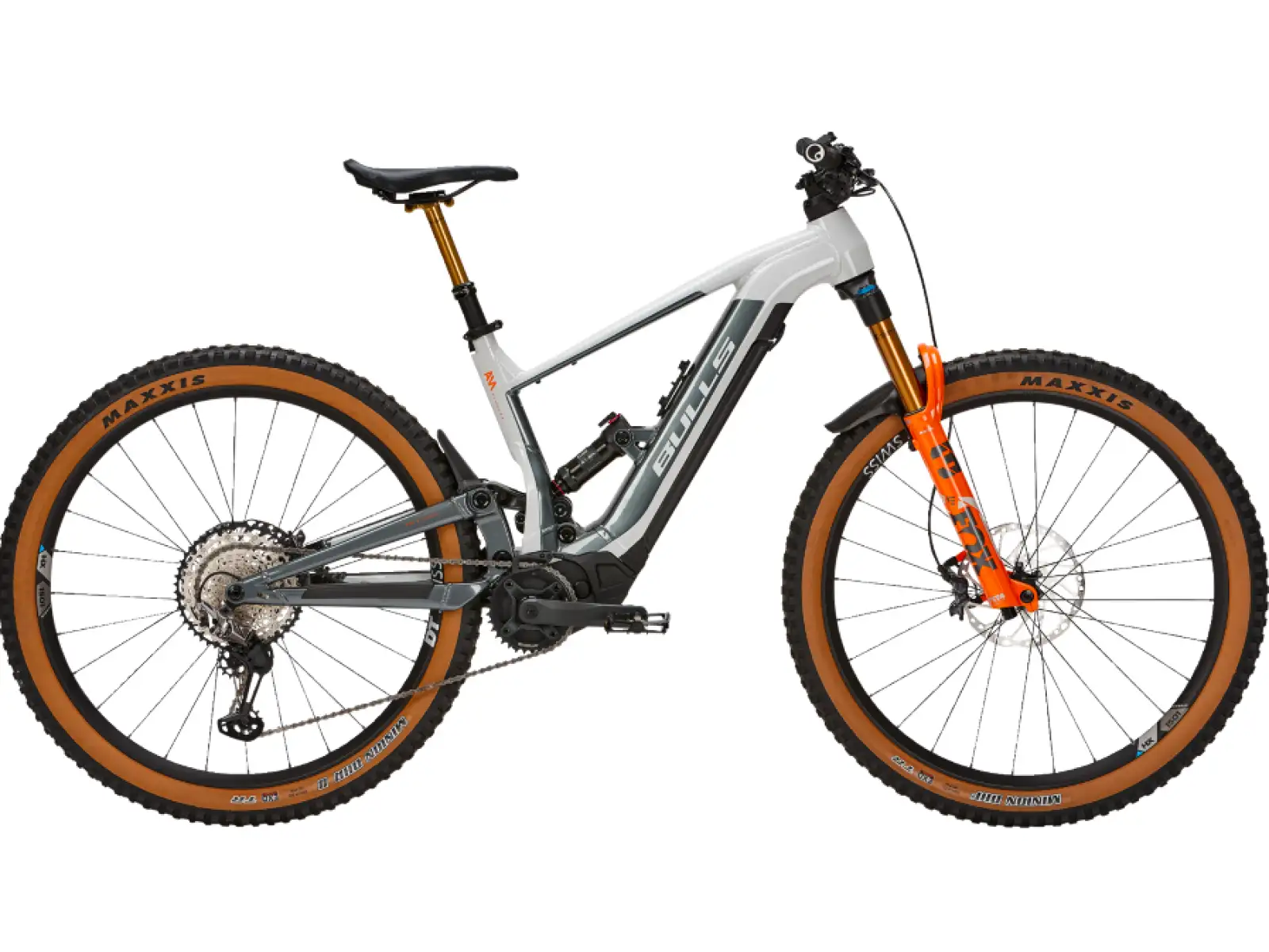 Bulls E-Stream EVO AM6 925 Wh Vollgefedertes E-Bike Light Grey / Grey / Black