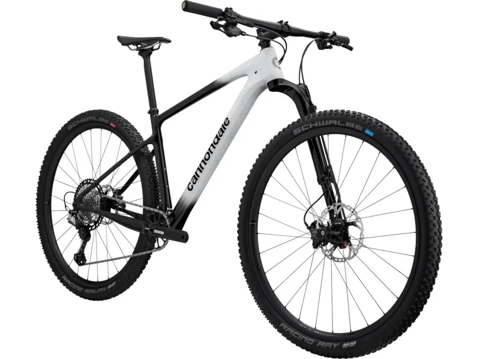 Cannondale Scalpel HT Hi-MOD 1 Mountainbike Weiß VORFÜHRRAD