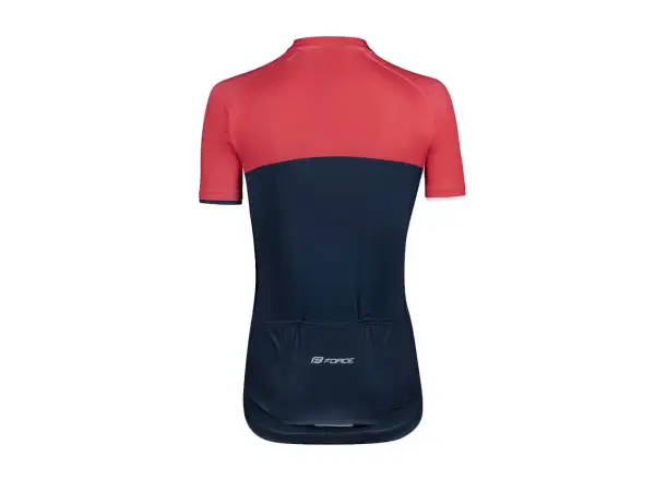 Force Art Lady Damen Kurzarmtrikot dunkelblau/rot
