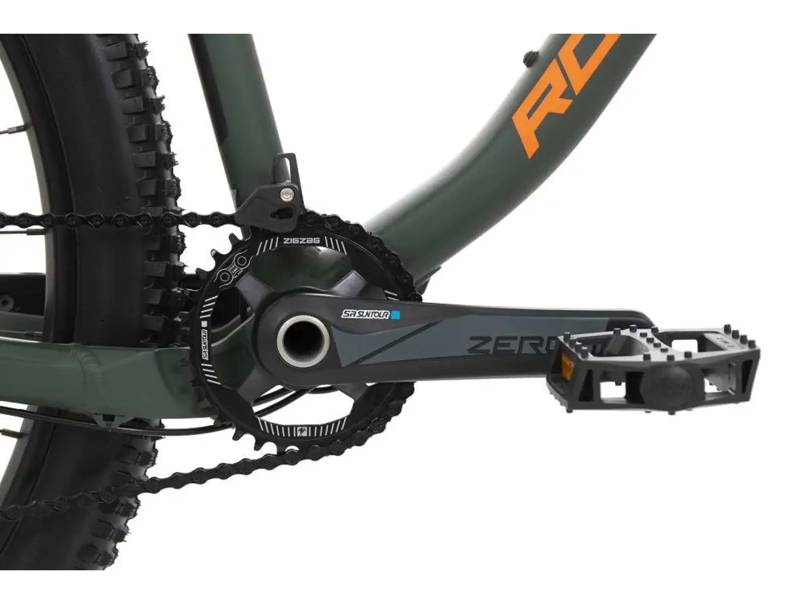Rock Machine Blizz TRL 40-29 Mountainbike LTD/Matte Khaki/Neon Orange/Black