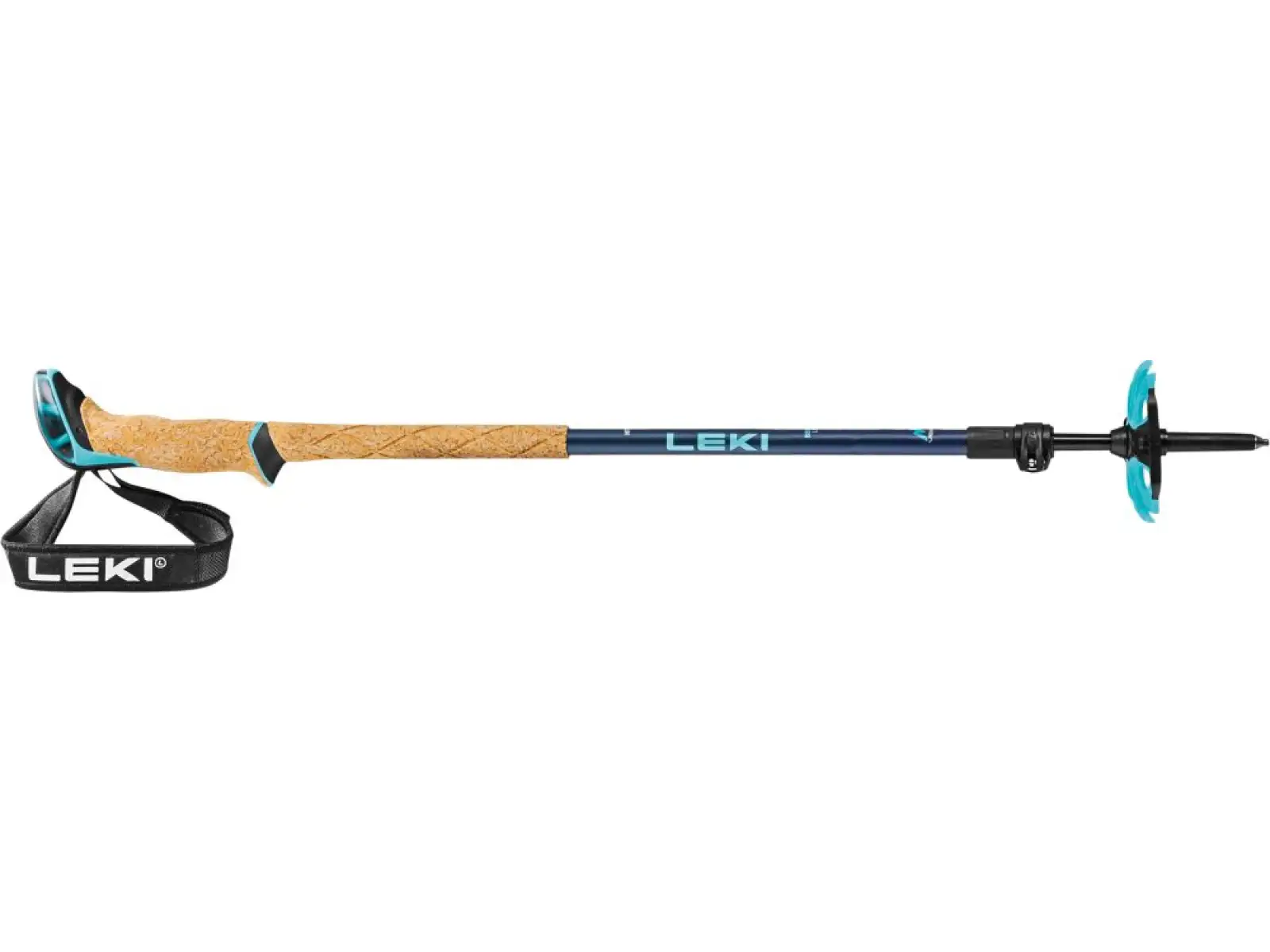Leki Bernina Lite 2 Damen-Skistöcke in Denim Blue/Midnight Blue/Mint, Länge 100-135 cm
