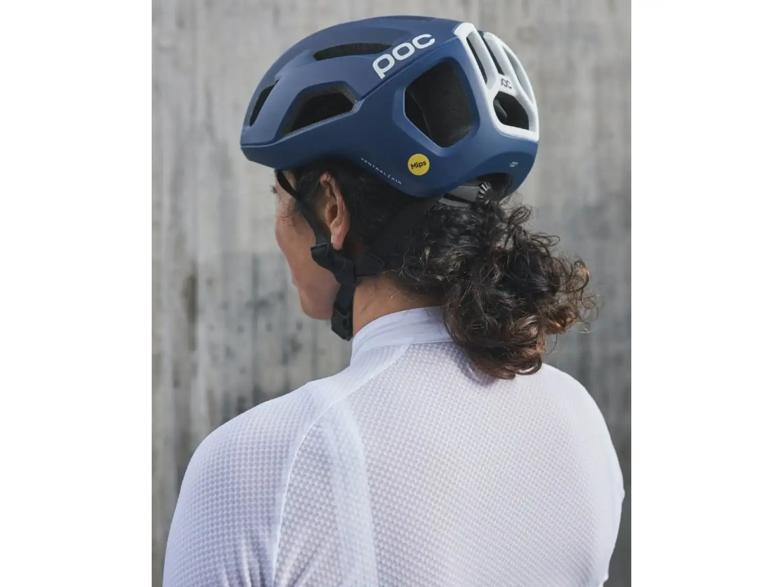 POC Ventral Air MIPS Helm Lead Blue Matt