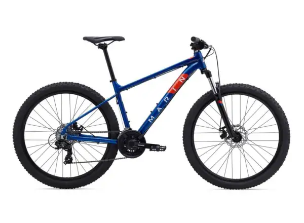 Marin Bolinas Ridge 1 27,5" Mountainbike Gloss Blau/Off-Weiß/Roarange