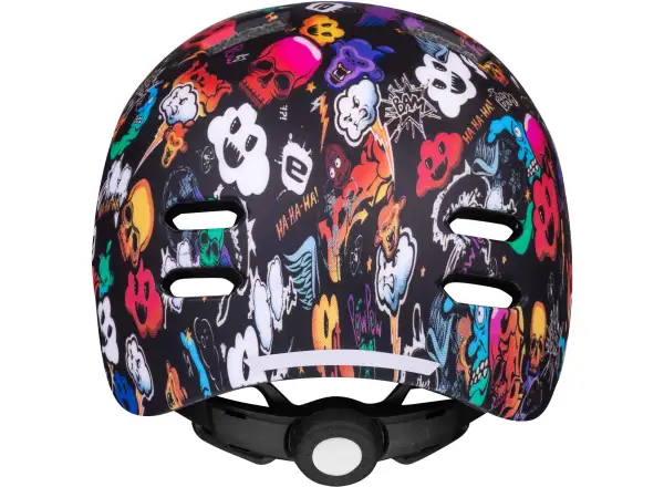 Etape Buddy Kinder-Fahrradhelm schwarz/Grafik matt