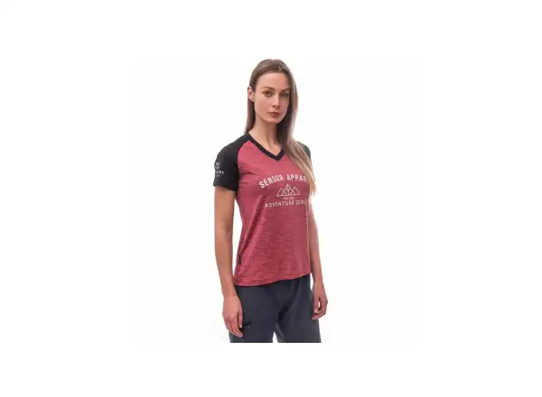 Sensor Charger Damen Trikot kurzarm pink/schwarz