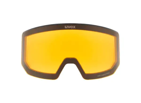 Uvex Lace Attract FM Skibrille black matt/ice - green