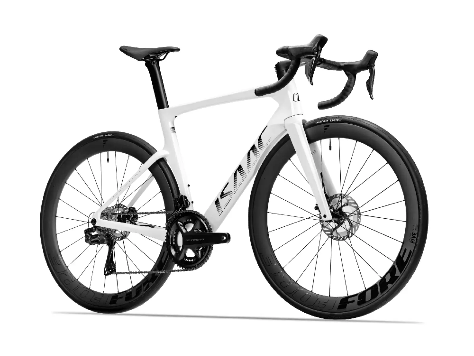 Isaac Meson 105 Di2 Rennrad Mineral White