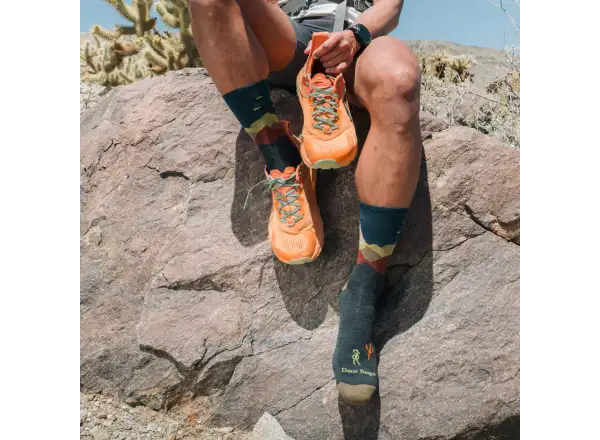 Darn Tough Spaced Out Micro Crew Lightweight Cusion Herren Socken Charcoal