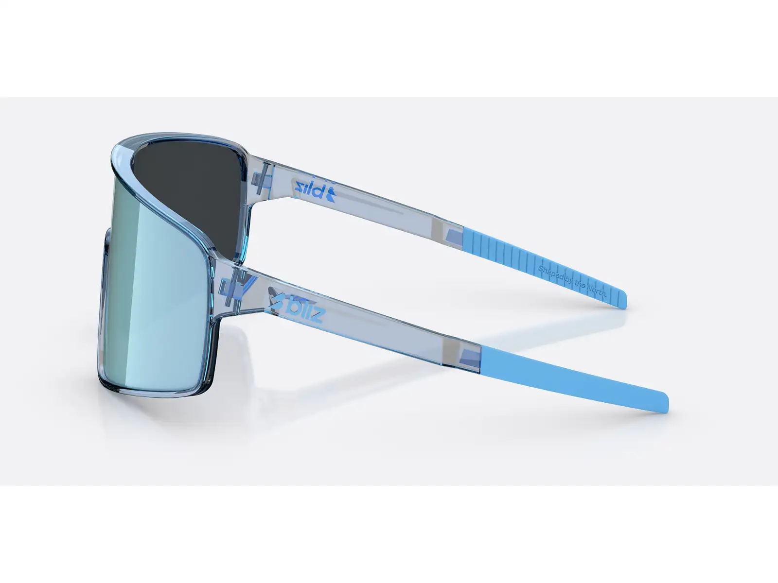 Bliz P001s Sonnenbrille Transparent Blue/Smoke Ice Blue Multi