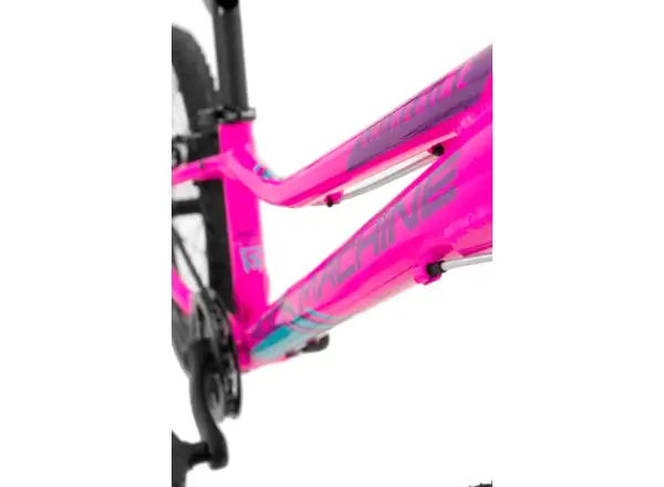 Rock Machine Catherine 20 Glanz Neon Pink/Violett/Neon Cyan Kinderfahrrad