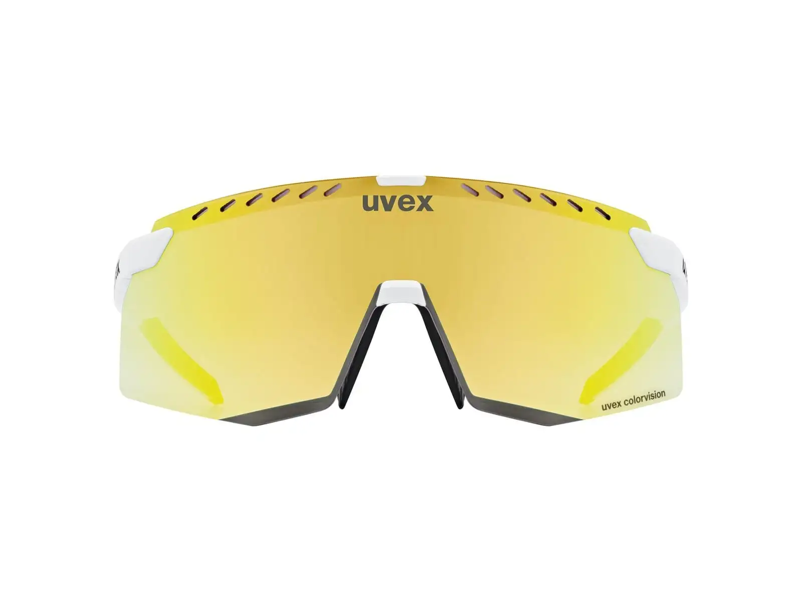 Uvex Pace Stage CV Brille White Matt/Mir. Gold