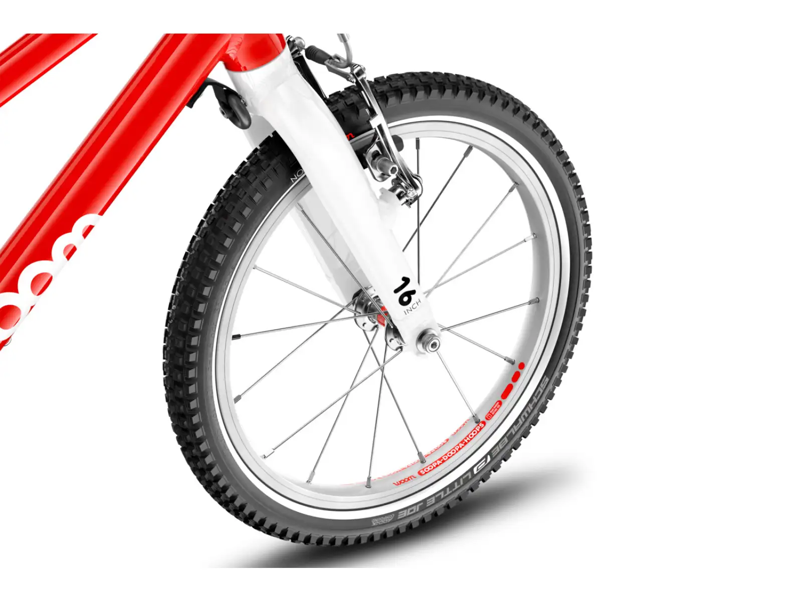 Woom 3 Rot Automagic 16" Kinderfahrrad