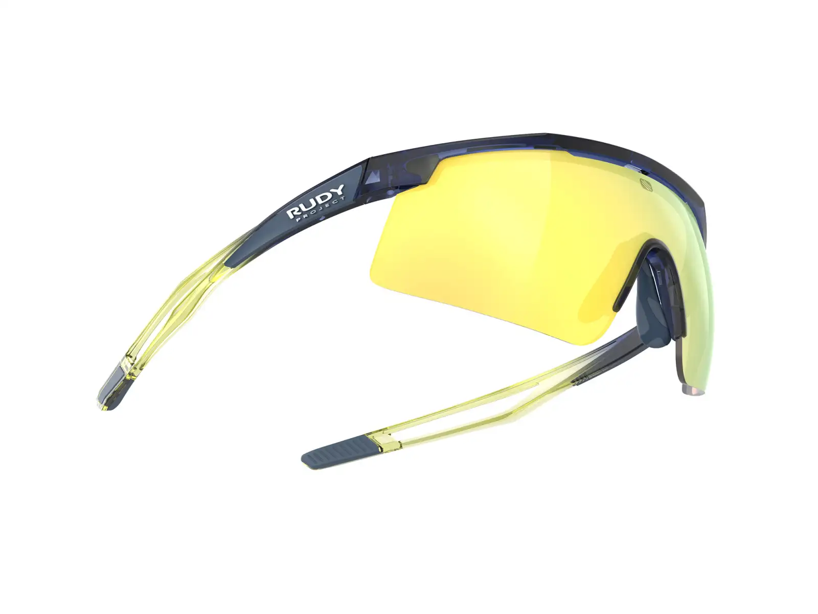 Rudy Project Turbolence Sportbrille Crystal Blue Avio/Apple Green Fade Gloss