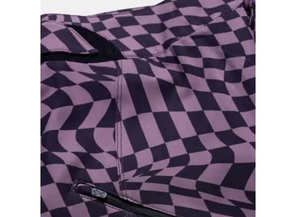Troy Lee Designs Lilium Twisted Checkers Damen MTB-Hose Deep Purple