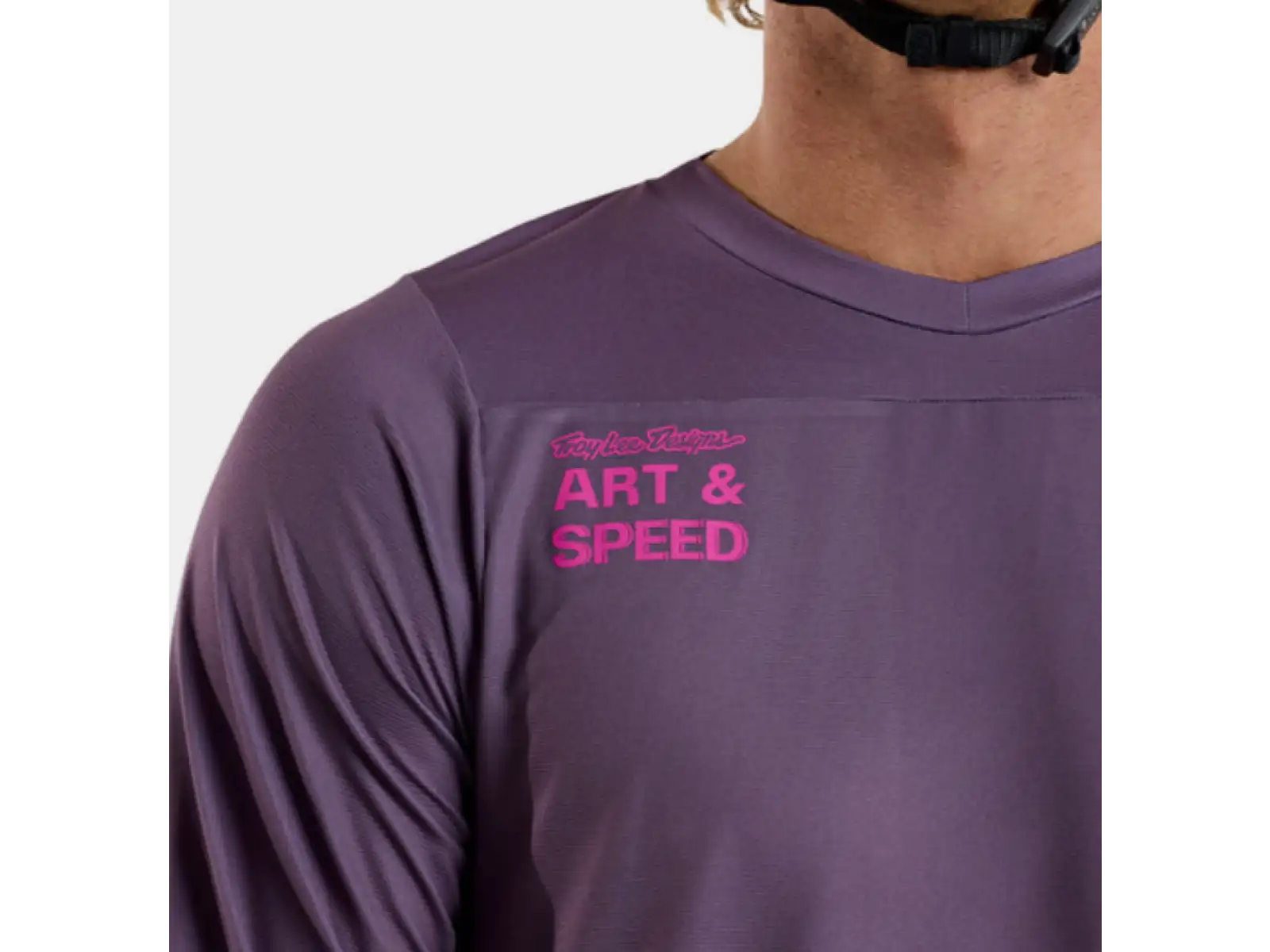 Troy Lee Designs Skyline Radioscape Herren Trikot Langarm Deep Purple