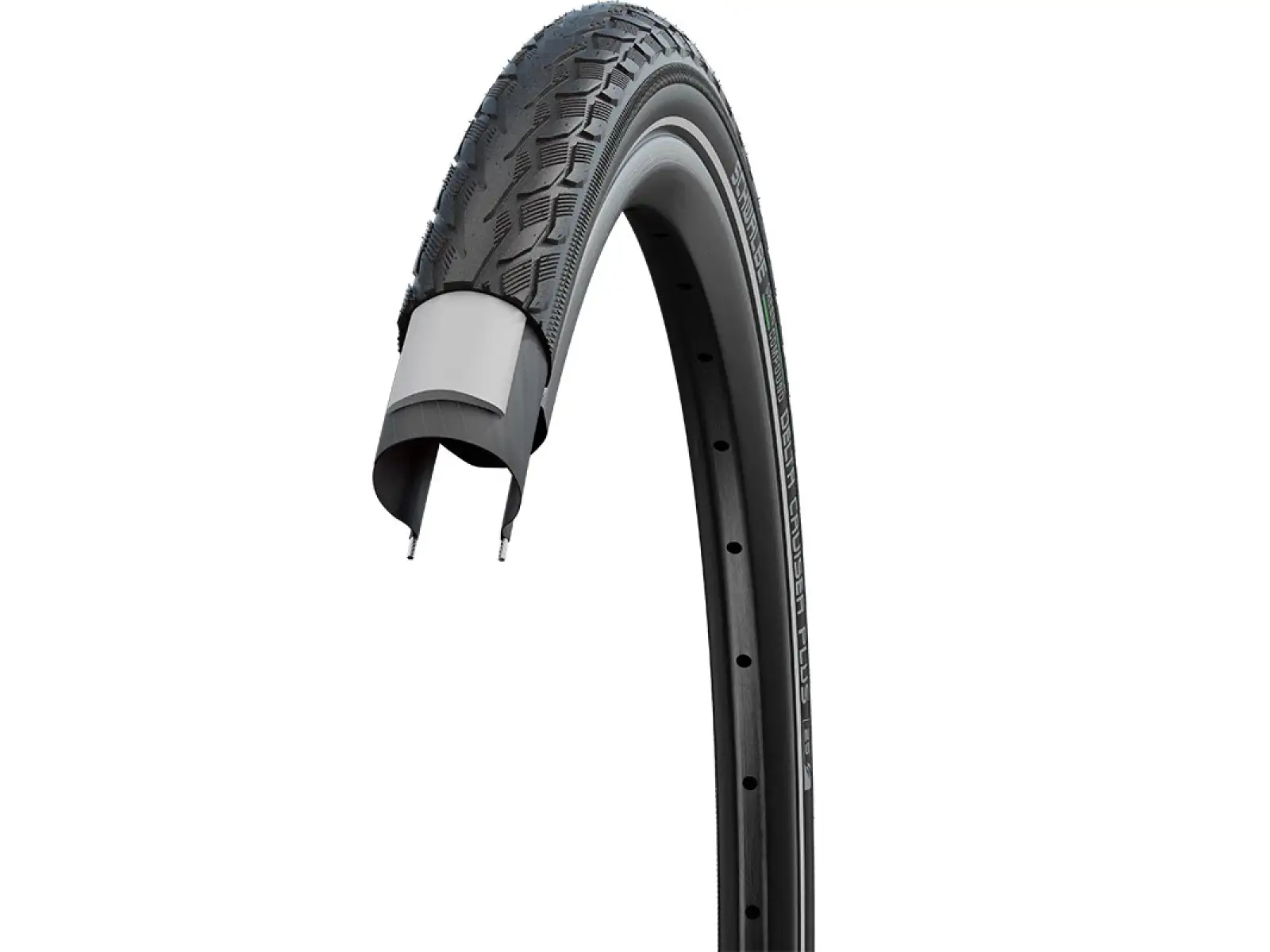Schwalbe Delta Cruiser Plus E-25 26x2,00" MTB Reifen Draht schwarz