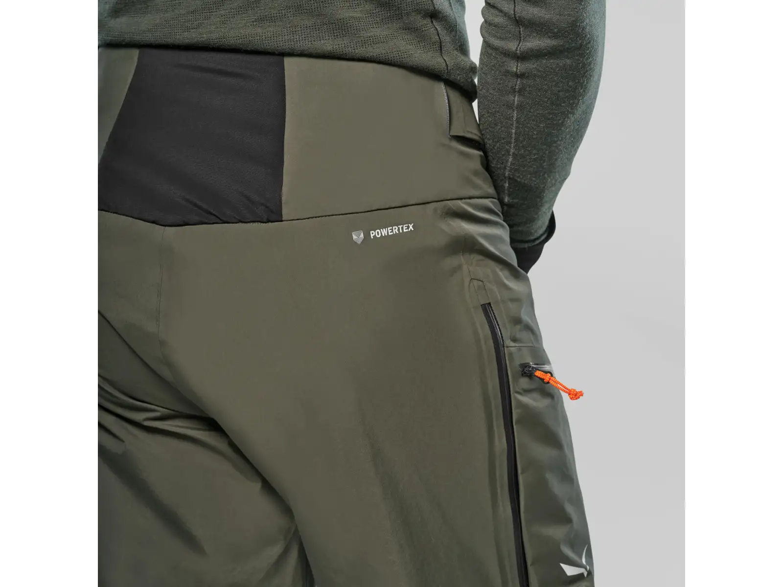 Salewa Sella 3L Powertex Herren Hose Dark Olive