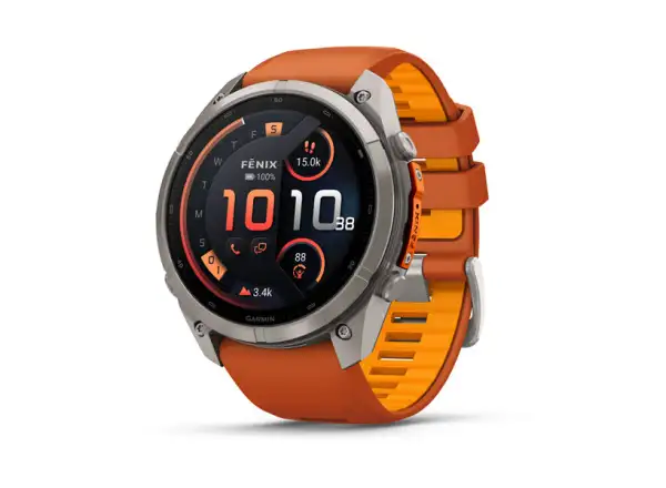 Garmin Fénix 9 Pro inReach 51 mm Smartwatch Titanium Autumn orange/Spark orange