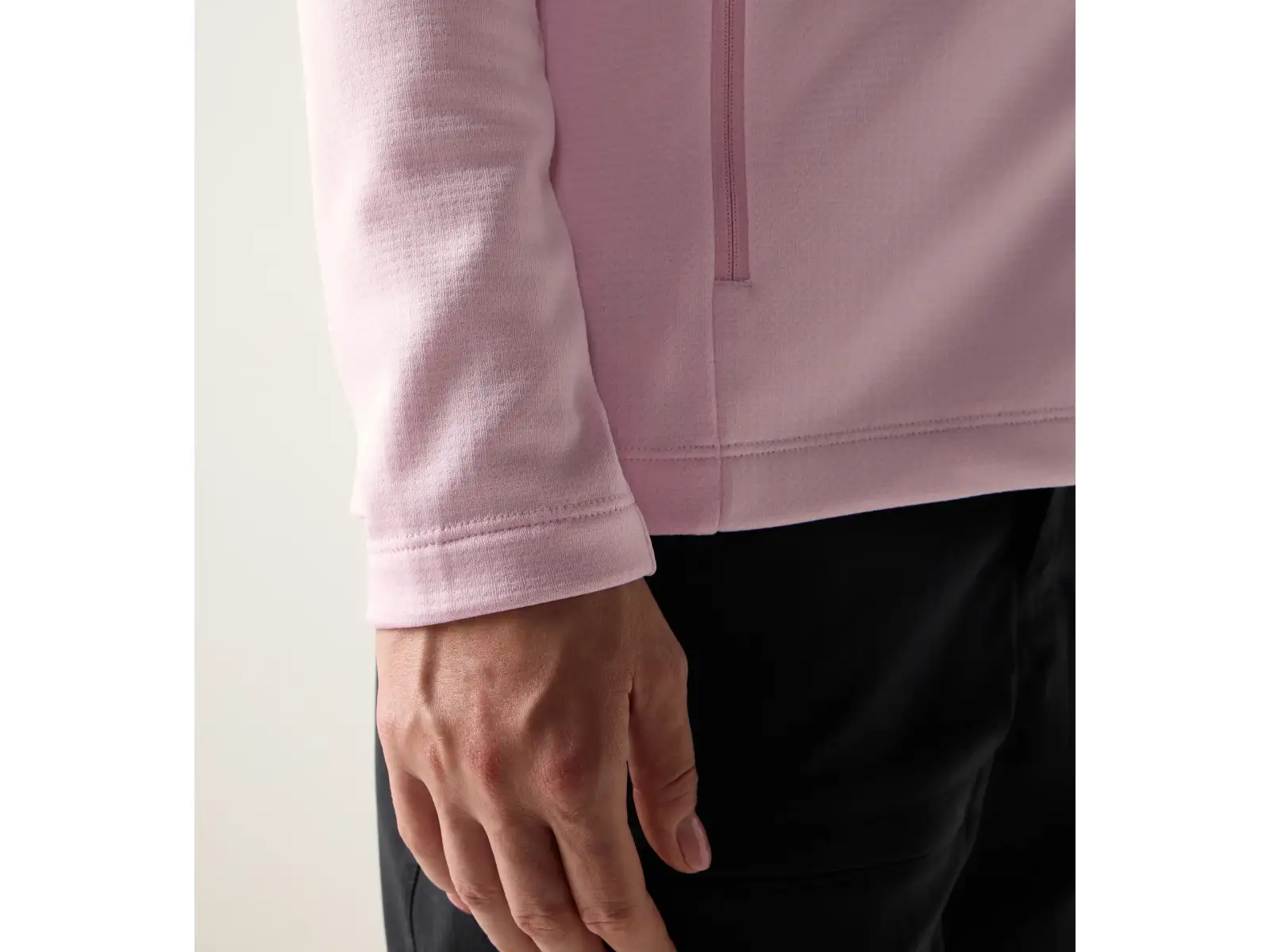 Haglöfs Korp Mid Hood Damen-Sweatshirt Fresh Pink