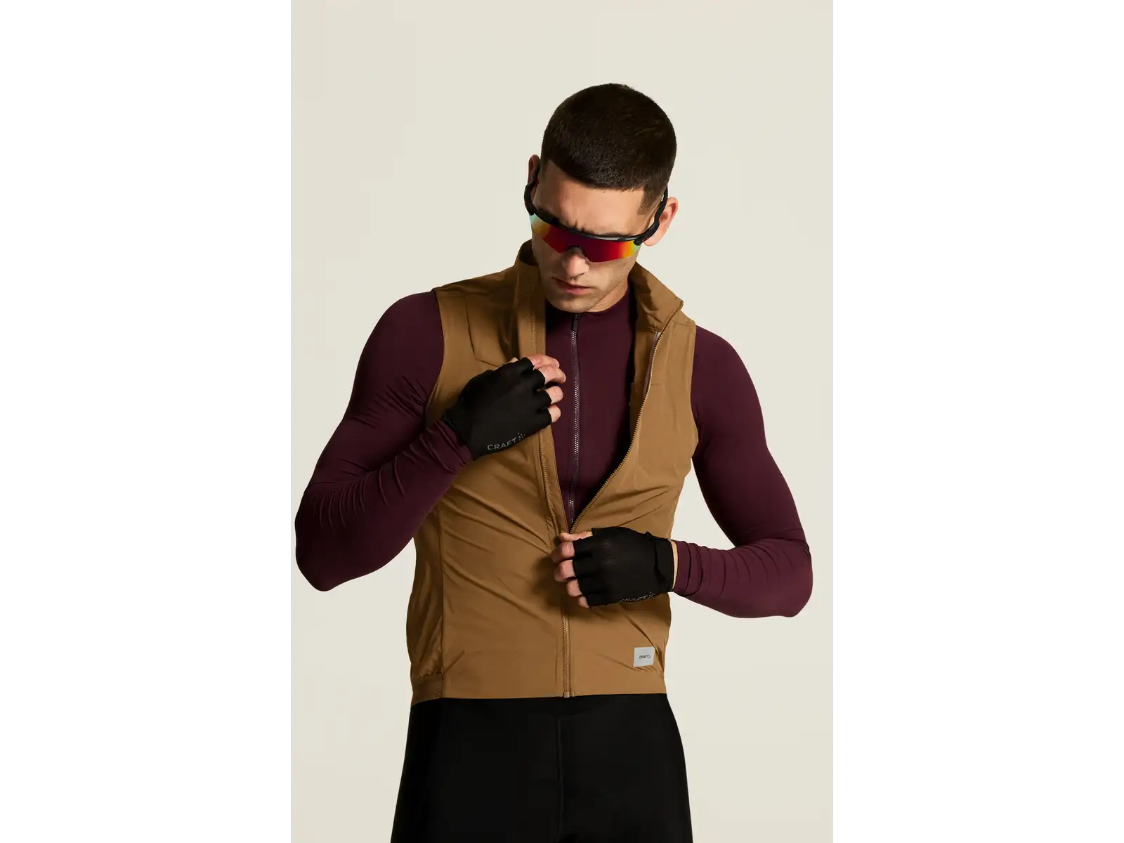 Craft Endur Light Wind Herrenweste braun