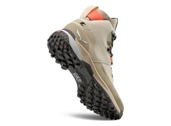 Salewa Puez Knit Mid PTX Damen Outdoor-Schuhe Oatmeal/Quicksand
