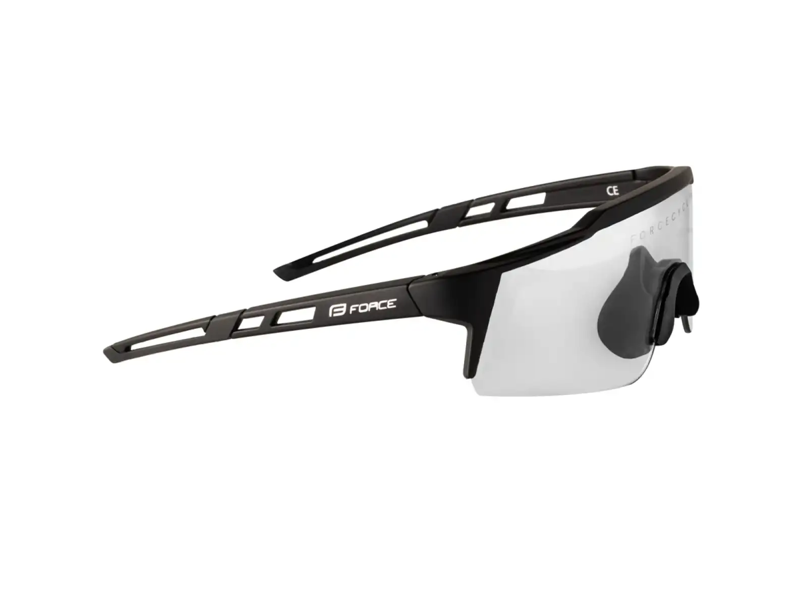 Force Nitro Junior Fahrradbrille schwarz/fotochromatisches Glas