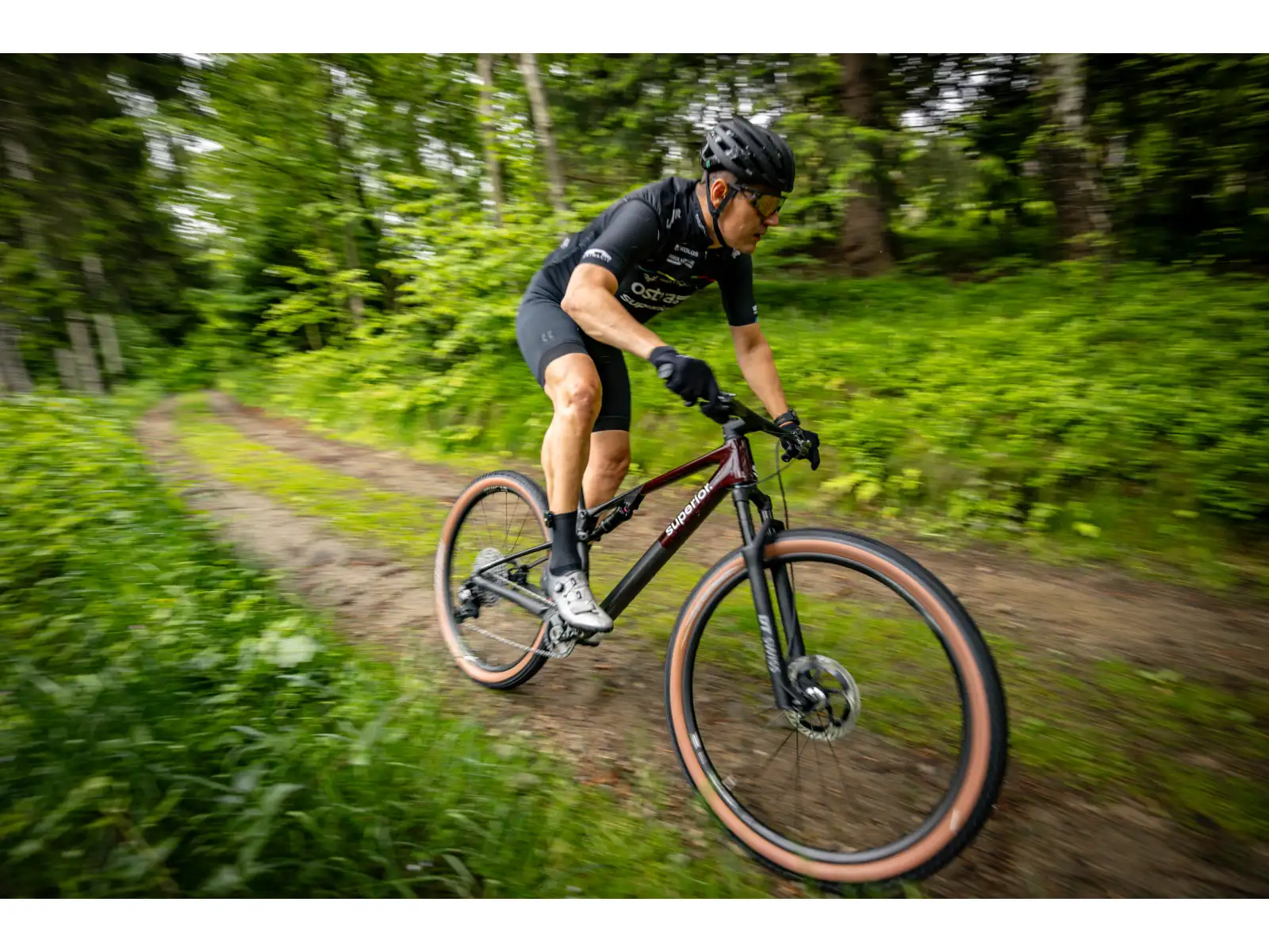 Superior XF 9.9 Team Mountainbike Gloss Carbon/Red Carbon