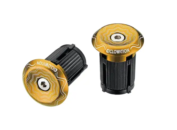 Ciclovation Lock-In Vortex Lenkerstopfen Power Wave goldfarben