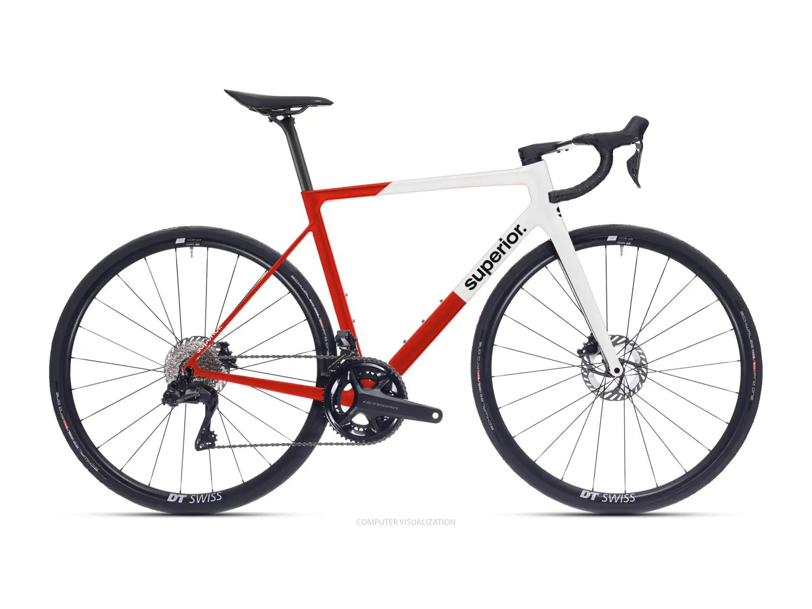Superior RR 9.5 Rennrad Gloss Red / White