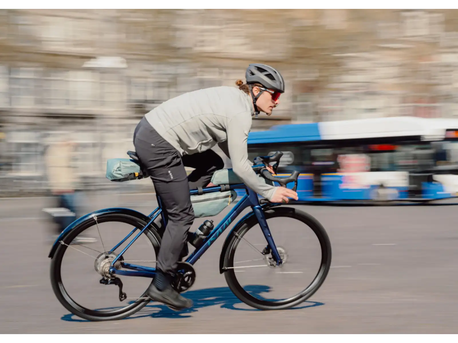 Isaac Kaon GRX610/820 2x12 Gravel Fahrrad Saphire Blue