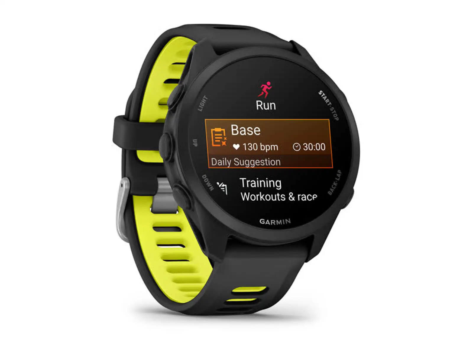 Garmin Forerunner 170 Black mit Armband Black/Amp Yellow