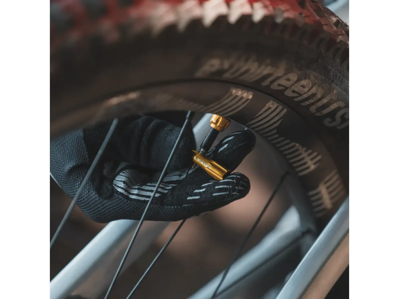 Lezyne CNC TLR Ventilkappen Silber