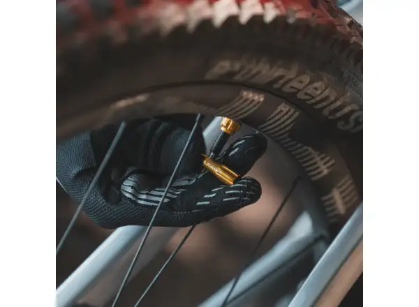 Lezyne CNC TLR Ventilkappen Silber